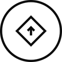 Free Down Arrow Sign Icon