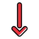 Free Down Arrow Direction Icon