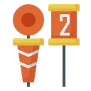 Free Down Indicator Sport Rugby Icon