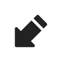 Free Down Left Arrow Icon