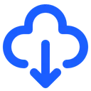 Free Download Down Cloud Icon