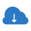 Free Aus der Cloud herunterladen  Symbol