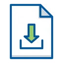 Free Document Download File Icon