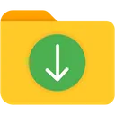 Free Download Folder Data Storage Download History Icon