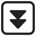 Free Down Button High Icon