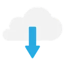 Free Arrow Down File Icon