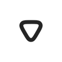 Free Downward Triangle Icon Dropdown Symbol Minimalistic Triangle Icon Icon