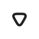 Free Downward Triangle Icon Dropdown Symbol Minimalistic Triangle Icon Icon