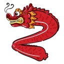 Free Dragon Number Dragon Vector Icon