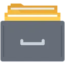 Free Document Folder Data Icon