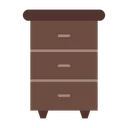 Free Drawer Furniture Cabinet Icon