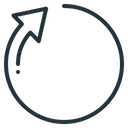 Free Drehen Rechts Drehen Rechtsdrehung Symbol