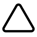 Free Dreieck Drei Seiten Form Symbol