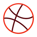 Free Dribbling Soziale Medien Logo Symbol