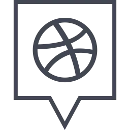 Free Dribbble Logo Icon