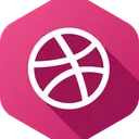 Free Dribbble  Icon