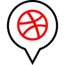 Free Dribbble  Icon