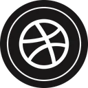 Free Dribbble  Icon
