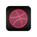 Free Dribbble  Icon