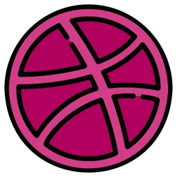 Free Dribble Logo Icon