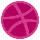 Free Dribble Social Network Social Media Icon