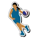 Free Drible Basquete Garota Ícone