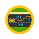 Free Drive Assist Automation Icon