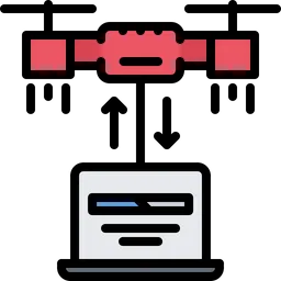 Free Drone Data Loading  Icon