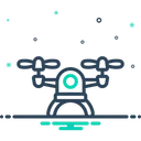 Free Drone Quadcopter Camera Icon