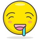 Free Drooling Emoji Face Icon