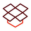Free Dropbox Redes Sociales Logotipo Icono