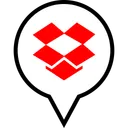 Free Dropbox Pin Social Icon