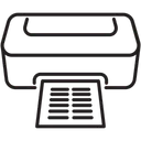 Free Druckproduktion Computerdrucker Tintenstrahldrucker Symbol