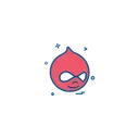 Free Drupal  Icon