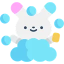 Free Ducha Kawaii Conejito Icono