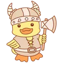 Free Duck Halloween  Icon