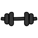Free Dumbbells Workout Barbell Icon