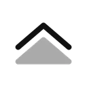 Free Seta Alternativa Dupla Para Cima Ícone