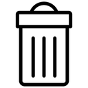 Free Dustbin Garbage Can Trash Bin Icon