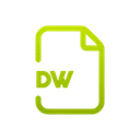 Free Dw File Dreamweaver Icon