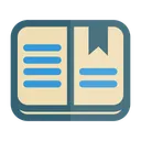 Free E Book Livro Midia Ícone
