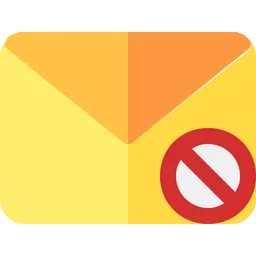 Free E-Mail blockieren  Symbol