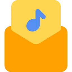 Free E-Mail-Musik  Symbol