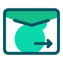 Free Email weiterleiten  Symbol