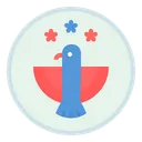 Free Bald Independence Day America Icon