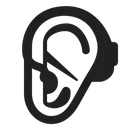 Free With Hearing Aid Icon