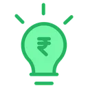 Free Rupees Bulb Idea Icon