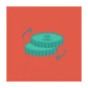 Free Earnings Coin Income Icon
