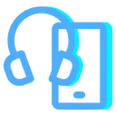 Free Earphone And Smartphone Music Device Icon