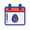 Free Easter Day Calendar Icon